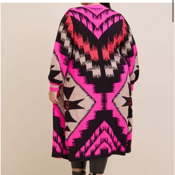 Torrid Vegan Cashmere Coatigan Balloon Sleeve Sweater  3X - Picture 2 of 12